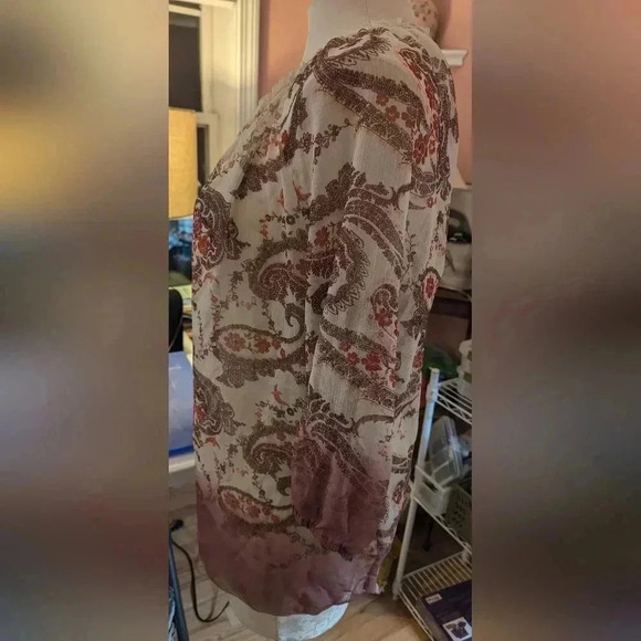 Sonoma Women's Boho Peasant Women's Top Size 1X - Picture 5 of 11